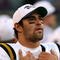 EAST RUTHERFORD, NJ - NOVEMBER 01: Mark Sanchez #6 of the New York Jets stands on the sideline during the 4th quarter against the Miami Dolphins at Giants Stadium on November 1, 2009 in East Rutherford, New Jersey. (Photo by Chris Trotman/Getty Images)