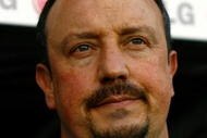 LONDON, ENGLAND - OCTOBER 31: Rafael Benitez of Liverpool looks on prior to the Barclays Premier League match between Fulham and Liverpool at Craven Cottage on October 31, 2009 in London, England. (Photo by Clive Rose/Getty Images)