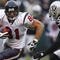 OAKLAND, CA - DECEMBER 21: Owen Daniels #81 of the Houston Texans runs after a catch against Hiram Eugene #31 of the Oakland Raiders during an NFL game on December 21, 2008 at the Oakland-Alameda County Coliseum in Oakland, California.  (Photo by Jed Jacobsohn/Getty Images)