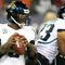 NASHVILLE, TN - NOVEMBER 01: David Garrard #9 of the Jacksonville Jaguars drops back to pass against the Tennessee Titans during their game at LP Field on November 1, 2009 in Nashville, Tennessee. (Photo by Streeter Lecka/Getty Images)