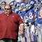 LAWRENCE, KS - SEPTEMBER 19:  Head coach Mark Mangino of the Kansas Jayhawks walk on the field before the game against the Duke Blue Devils on Kivisto Field at Memorial Stadium on September 19, 2009 in Lawrence, Kansas. (Photo by Jamie Squire/Getty Images)