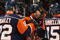 UNIONDALE, NY - NOVEMBER 02: Josh Bailey #12 (L)  and Steve Tambellini #15 (R) of the New York Islanders congratulate Brendan Witt #32 (C) on his second of two goals in the second period against the Edmonton Oilers at the Nassau Coliseum on November 2, 2009 in Uniondale, New York. (Photo by Bruce Bennett/Getty Images)