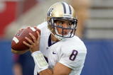 TUSCON - OCTOBER 4:  Quarterback Ronnie Fouch #8 of the Washington Huskies drops back to pass during the game against the Arizona Wildcats on October 4, 2008 at Arizona Stadium in Tucson, Arizona. (Photo by: Gregory Shamus/Getty Images)