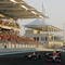 ABU DHABI, UNITED ARAB EMIRATES - NOVEMBER 01: Lewis Hamilton (R) of Great Britain and McLaren Mercedes leads from Sebastian Vettel (L) of Germany and Red Bull Racing as they drive during the Abu Dhabi Formula One Grand Prix at the Yas Marina Circuit on November 1, 2009 in Abu Dhabi, United Arab Emirates. (Photo by Ker Robertson/Getty Images)
