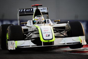 ABU DHABI, UNITED ARAB EMIRATES - NOVEMBER 01:  Jenson Button of Great Britain and Brawn GP drives during the Abu Dhabi Formula One Grand Prix at the Yas Marina Circuit on November 1, 2009 in Abu Dhabi, United Arab Emirates.  (Photo by Clive Mason/Getty Images)