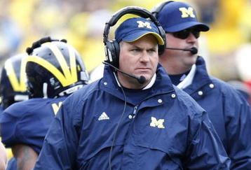 ANN ARBOR, MI - OCTOBER 24:  Head Coach Rich Rodriguez of the Michigan Wolverines looks on while playing the Penn State Nittany Lions on October 24, 2009 at Michigan Stadium in Ann Arbor, Michigan. Penn State won the game 35-10.  (Photo by Gregory Shamus/Getty Images)