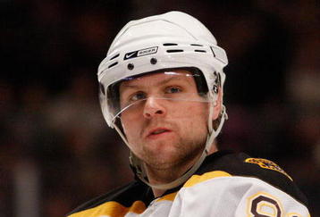 NEW YORK - MARCH 08:  Phil Kessel #81 of the Boston Bruins looks on against the New York Rangers on March 8, 2009 at Madison Square Garden in New York City, New York.  (Photo by Nick Laham/Getty Images)