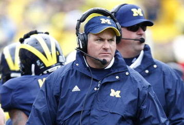ANN ARBOR, MI - OCTOBER 24:  Head Coach Rich Rodriguez of the Michigan Wolverines looks on while playing the Penn State Nittany Lions on October 24, 2009 at Michigan Stadium in Ann Arbor, Michigan. Penn State won the game 35-10.  (Photo by Gregory Shamus/Getty Images)