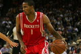 OAKLAND, CA - OCTOBER 28:  Trevor Ariza #1 of the Houston Rockets dribbles the ball during their game against the Golden State Warriors at Oracle Arena on October 28, 2009 in Oakland, California.  (Photo by Ezra Shaw/Getty Images)