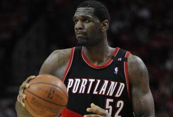 HOUSTON - APRIL 24:  Center Greg Oden #52 of the Portland Trail Blazers during play against the Houston Rockets in Game Three of the Western Conference Quarterfinals during the 2009 NBA Playoffs at Toyota Center on April 24, 2009 in Houston, Texas. NOTE TO USER: User expressly acknowledges and agrees that, by downloading and or using this photograph, User is consenting to the terms and conditions of the Getty Images License Agreement.  (Photo by Ronald Martinez/Getty Images)