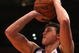 NEW YORK - OCTOBER 31: Danilo Gallinari #8 of the New York Knicks shoots against the Philadelphia 76ers at Madison Square Garden on October 31, 2009 in New York City. The 76ers defeated the Knicks 141-127. NOTE TO USER: User expressly acknowledges and agrees that, by downloading and or using this photograph, User is consenting to the terms and conditions of the Getty Images License Agreement. (Photo by Chris Trotman/Getty Images)