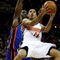 CHARLOTTE, NC - DECEMBER 30: D.J. Augustin #14 of the Charlotte Bobcats drives to the basket on Malik Rose #31 of the New York Knicks during their game at Time Warner Cable Arena on December 30, 2008 in Charlotte, North Carolina. (Photo by Streeter Lecka/Getty Images)