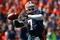 CHAMPAIGN, IL - OCTOBER 10: Juice Williams #7 of the Illinois Fighting Illini throws a pass against the Michigan State Spartans on October 10, 2009 at Memorial Stadium at the University of Illinois in Champaign, Illinois. Michigan State defeated Illinois 24-14. (Photo by Jonathan Daniel/Getty Images)