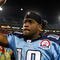 NASHVILLE, TN - NOVEMBER 01: Vince Young #10 of the Tennessee Titans celebrates as he runs off the field after a 30-13 victory over the Jacksonville Jaguars in the Titans first victory of the year during their game at LP Field on November 1, 2009 in Nashville, Tennessee. (Photo by Streeter Lecka/Getty Images)