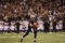 NEW ORLEANS - NOVEMBER 2: Quarterback Drew Brees #12 of the New Orleans Saints celebrates a complete pass against the Atlanta Falcons during the fourth quarter of the game at the Louisiana Superdome on November 2, 2009 in New Orleans, Louisiana. (Photo by Chris Graythen/Getty Images)