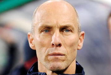 BLOEMFONTEIN, SOUTH AFRICA - JUNE 24: Bob Bradley coach of USA before the match against Spain during the FIFA Confederations Cup Semi Final match between Spain and USA at the Free State stadium on June 24, 2009 in Bloemfontein, South Africa. USA won, 2-0, to advance to the finals.  (Photo by Kevork Djansezian/Getty Images)