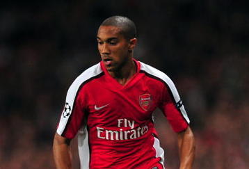 LONDON, ENGLAND - SEPTEMBER 29: Gael Clichy of Arsenal in action during the UEFA Champions League Group H match between Arsenal and Olympiakos at the Emirates Stadium on September 29, 2009 in London, England.  (Photo by Mike Hewitt/Getty Images)