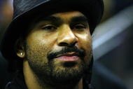 LONDON, ENGLAND - OCTOBER 06: British Boxer David Haye looks on during the NBA pre-season game as part of the 2009 NBA Europe Live Tour between Chicago Bulls and Utah Jazz at the O2 Arena on October 6, 2009 in London, England. NOTE TO USER: User expressly acknowledges and agrees that, by downloading and/or using this Photograph, user is consenting to the terms and conditions of the Getty Images License Agreement. (Photo by Bryn Lennon/Getty Images)