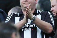 NEWCASTLE-UPON-TYNE, UNITED KINGDOM - NOVEMBER 03: Mike Ashley, Owner of Newcastle United looks on during the Barclays Premier League match between Newcastle United and Portsmouth at St.James Park on November 03, 2007 in Newcastle, England.  (Photo by Matthew Lewis/Getty Images)