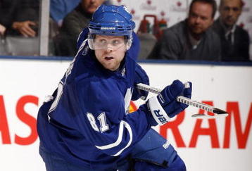 TORONTO - NOVEMBER 3:  Phil Kessel #81 of the Toronto Maple Leafs skates against the Tampa Bay Lightning during a NHL game at the Air Canada Centre on November 3, 2009 in Toronto, Ontario, Canada .  (Photo by Abelimages/Getty Images)