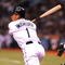 ST. PETERSBURG, FL - APRIL 13: Infielder Akinori Iwamura #1 of the Tampa Bay Rays bats against the New York Yankees on April 13, 2009 at Tropicana Field in St. Petersburg, Florida.  (Photo by Al Messerschmidt/Getty Images) 