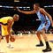 LOS ANGELES - FEBRUARY 10: Kobe Bryant #24 of the Los Angeles Lakers controls the ball against Kevin Durant #35 of the Oklahoma City Thunder on February 10, 2009 at Staples Center in Los Angeles, California. NOTE TO USER: User expressly acknowledges and agrees that, by downloading and/or using this Photograph, user is consenting to the terms and conditions of the Getty Images License Agreement. (Photo by Stephen Dunn/Getty Images)
