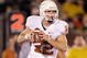 COLUMBIA, MO - OCTOBER 24:  Quarterback Colt McCoy #12 of the Texas Longhorns looks to pass the ball during the game against the Missouri Tigers on October 24, 2009 at Faurot Field/Memorial Stadium in Columbia, Missouri. (Photo by Jamie Squire/Getty Images)