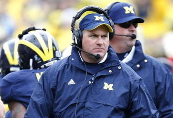 ANN ARBOR, MI - OCTOBER 24:  Head Coach Rich Rodriguez of the Michigan Wolverines looks on while playing the Penn State Nittany Lions on October 24, 2009 at Michigan Stadium in Ann Arbor, Michigan. Penn State won the game 35-10.  (Photo by Gregory Shamus/Getty Images)