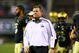 BOULDER, CO - OCTOBER 17: Head coach Dan Hawkins of the Colorado Buffaloes waits for an official ruling during the game against the Kansas Jayhawks at Folsom Field on October 17, 2009 in Boulder, Colorado. (Photo by Garrett W. Ellwood/Getty Images)
