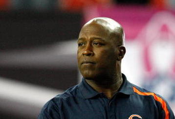 ATLANTA - OCTOBER 18:  Head coach Lovie Smith of the Chicago Bears against the Atlanta Falcons at Georgia Dome on October 18, 2009 in Atlanta, Georgia.  (Photo by Kevin C. Cox/Getty Images)