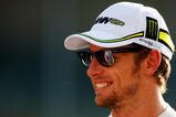 ABU DHABI, UNITED ARAB EMIRATES - NOVEMBER 01:  Jenson Button of Great Britain and Brawn GP attends the drivers parade before the Abu Dhabi Formula One Grand Prix at the Yas Marina Circuit on November 1, 2009 in Abu Dhabi, United Arab Emirates.  (Photo by Mark Thompson/Getty Images)
