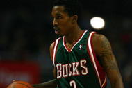 CHICAGO - NOVEMBER 03:  Brandon Jennings #3 of the Milwaukee Bucks brings the ball upcourt against the Chicago Bulls at the United Center on November 3, 2009 in Chicago, Illinois. The Bulls defeated the Bucks 83-81. (Photo by Jonathan Daniel/Getty Images)