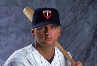 29 Feb 2000: Catcher A.J. Pierzynski #9 of the Minnesota Twins poses for a studio portrait during Spring Training Photo Day in Ft. Myers, Florida.