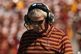 LOS ANGELES, CA - OCTOBER 11:  Head coach Dennis Erickson of the Arizona State Sun Devils works on the sidelines during the game against the USC Trojans on October 10, 2008 at the Los Angeles Coliseum in Los Angeles, California.  USC won 28-0.  (Photo by Stephen Dunn/Getty Images)