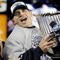 NEW YORK - NOVEMBER 04:  Manager Joe Girardi #27 of the New York Yankees celebrate after their 7-3 win against the Philadelphia Phillies in Game Six of the 2009 MLB World Series at Yankee Stadium on November 4, 2009 in the Bronx borough of New York City.  (Photo by Pool/Getty Images)