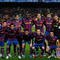 BARCELONA, SPAIN - OCTOBER 20:  FC Barcelona players pose for a team photograph prior to the UEFA Champions League group F match between FC Barcelona and FC Rubin Kazan at the Camp Nou Stadium on October 20, 2009 in Barcelona, Spain. Barcelona lost the match 2-1.  (Photo by Jasper Juinen/Getty Images)