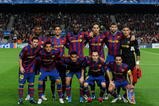 BARCELONA, SPAIN - OCTOBER 20:  FC Barcelona players pose for a team photograph prior to the UEFA Champions League group F match between FC Barcelona and FC Rubin Kazan at the Camp Nou Stadium on October 20, 2009 in Barcelona, Spain. Barcelona lost the match 2-1.  (Photo by Jasper Juinen/Getty Images)