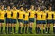 TOKYO - OCTOBER 31: The Wallabies line up for the national Anthems prior to the 2009 Bledisloe Cup match between the New Zealand All Blacks and the Australian Wallabies at the National Stadium on October 31, 2009 in Tokyo, Japan. (Photo by Ross Land/Getty Images)