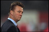 19 Mar 1996: A portrait of Louis Van Gaal the manager of Ajax before the start of the Champions league match against Borussia Dortmund
