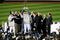 NEW YORK - NOVEMBER 04:  Andy Pettitte #46 of the New York Yankees celebrates with the trophy after their 7-3 win against the Philadelphia Phillies in Game Six of the 2009 MLB World Series at Yankee Stadium on November 4, 2009 in the Bronx borough of New York City.  (Photo by Al Bello/Getty Images)