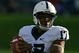 EVANSTON, IL - OCTOBER 31: Daryll Clark #17 of the Penn State Nittany Lions looks for a receiver against the Northwestern Wilcats at Ryan Field on October 31, 2009 in Evanston, Illinois. Penn State defeated Northwestern 34-13. (Photo by Jonathan Daniel/Getty Images)