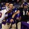 SAN DIEGO, CA - DECEMBER 23:  Quarterback Andy Dalton #14 of  TCU runs with the ball against the tackle of Safety Jeron Johnson #23 of Boise State during the San Diego County Credit Union Poinsettia Bowl at Qualcomm Stadium on December 23, 2008 in San Diego, California. (Photo by Donald Miralle/Getty Images)