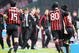 NAPLES, ITALY - OCTOBER 28:  Gianluca Zambrotta and Ronaldinho and Filippo Inzaghi of AC Milan celebrate after scoring the first goal during the Serie A match between SSC Napoli and AC Milan at Stadio San Paolo on October 28, 2009 in Rome, Italy.  (Photo by Giuseppe Bellini/Getty Images)