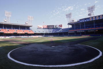 DETROIT - SEPTEMBER 27:  A general view of home plate and the outfield bleachers at Tiger Stadium on September 27, 1999 in Detroit, Michigan. (Photo by Ezra Shaw/Getty Images)  
