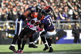 BALTIMORE - OCTOBER 11:  Chad Ochocinco #85 of the Cincinnati Bengals loses his helmet after an interference call during the game against the Baltimore Ravens at M&T Bank Stadium on October 11, 2009 in Baltimore, Maryland. The Bengals defeated the Ravens 17-14. (Photo by Larry French/Getty Images)