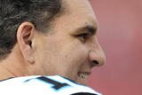TAMPA, FL -  DECEMBER 30: Quaterback Vinny Testaverde of the Carolina Panthers watches play against the Tampa Bay Buccaneers at Raymond James Stadium on December 30, 2007 in Tampa, Florida.   The Panthers won 31 - 23 and Testaverde announced his retirement. (Photo by Al Messerschmidt/Getty Images)