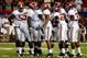 ATLANTA - SEPTEMBER 05:  The Alabama Crimson Tide defense against the Virginia Tech Hokies during the Chick-fil-A Kickoff Game at Georgia Dome on September 5, 2009 in Atlanta, Georgia.  (Photo by Kevin C. Cox/Getty Images)