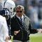 STATE COLLEGE, PA - SEPTEMBER 19: Head coach Joe Paterno of the Penn State Nittany Lions coaches on the sideline during a game against the Temple Owls on September 19, 2009 at Beaver Stadium in State College, Pennsylvania. (Photo by Hunter Martin/Getty Images)