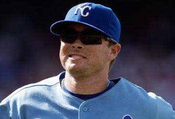 KANSAS CITY, MO - JUNE 20:  Mark Teahen #24 of the Kansas City Royals runs on the field against the St. Louis Cardinals during the game on June 20, 2009 at Kauffman Stadium in Kansas City, Missouri. (Photo by Jamie Squire/Getty Images)