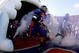 BOISE, ID - NOVEMBER 20:  The Boise State Broncos take the field before the game with Louisiana Tech at Bronco Stadium on November 20, 2004 in Boise, Idaho. Boise State defeated Louisiana Tech 55-14. (Photo by Jeff Gross/Getty Images)